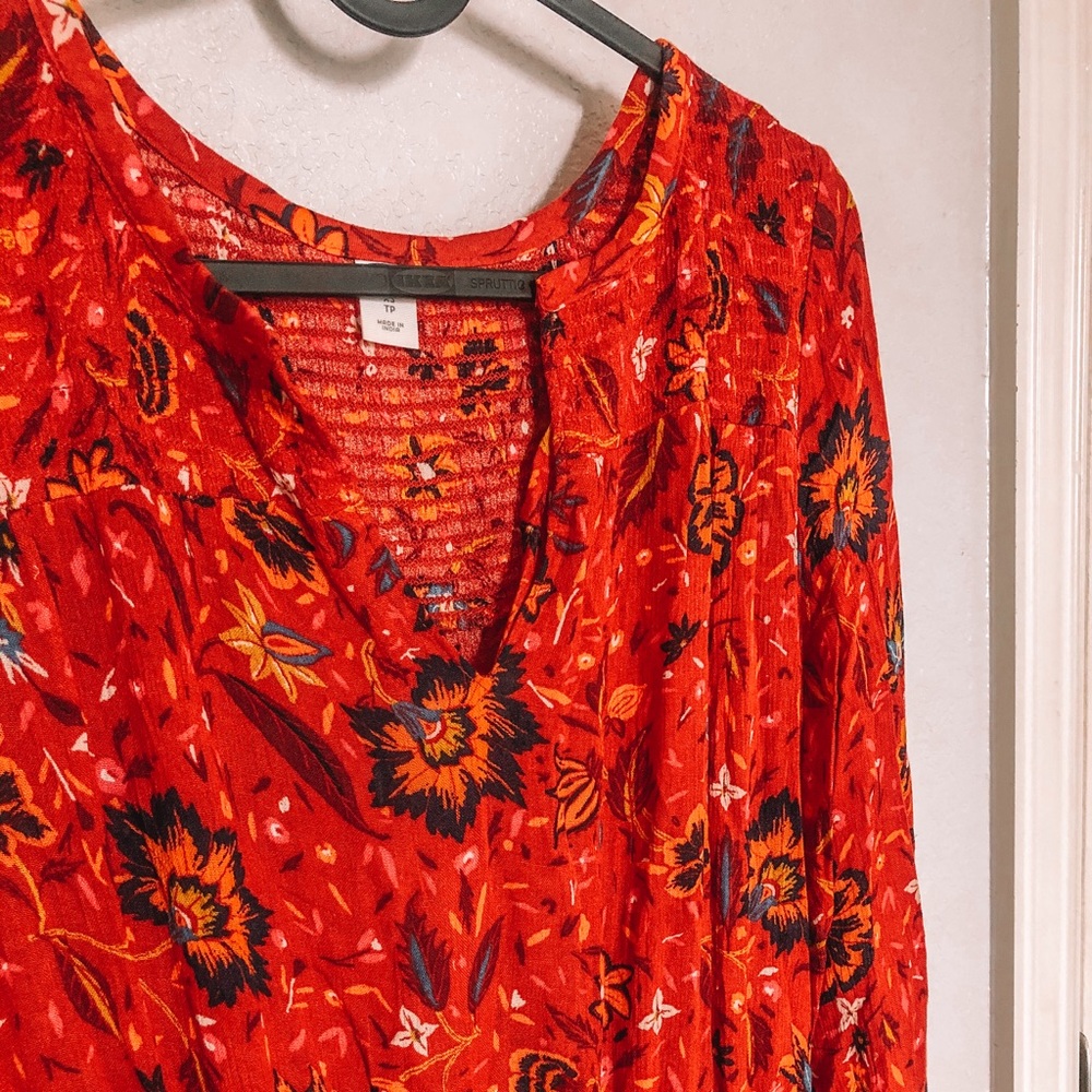 Old navy floral midi dress